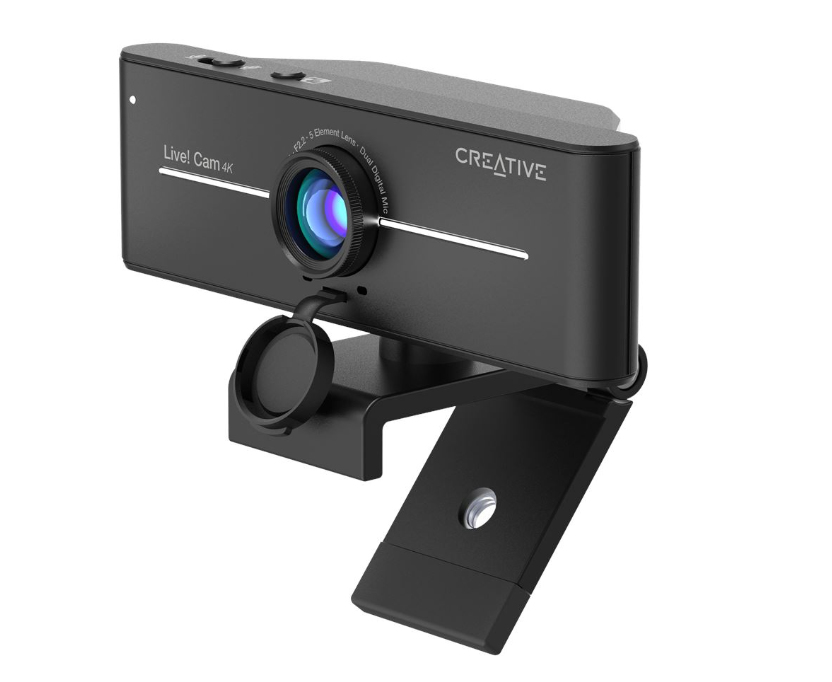 Cámara Web Creative Webcam 4K Uhd Con Microfono Usb 2.0 Negro 73Vf092000000