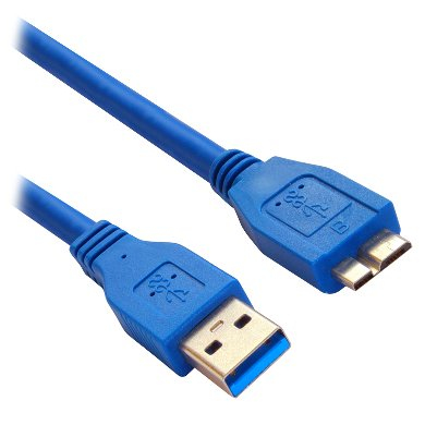 Cable Adaptador Brobotix Usb-A A Micro Usb-B 1.8M Azul 364126