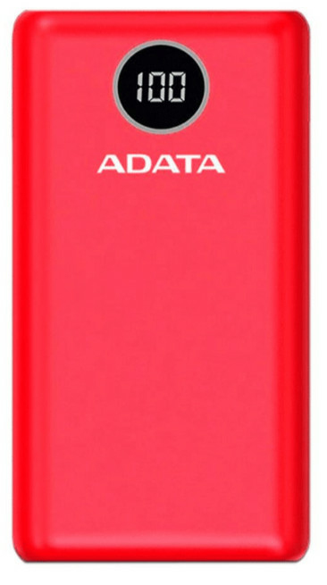 Power Bank Adata 20000Mah Cargador Portátil Rojo Ap20000Qcd-Crd