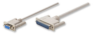 Cable  Modem Manhattan Db9 H - Db25 M 1.8M 314770