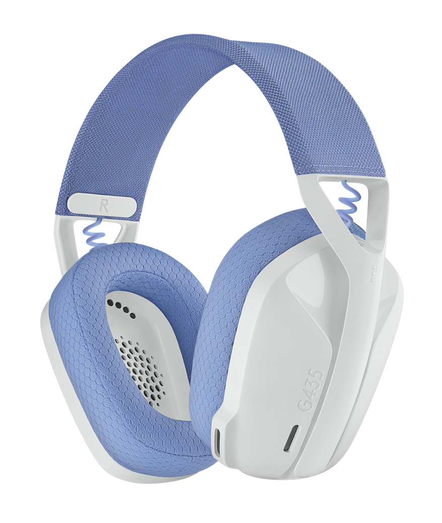 Diadema Gamer Logitech G435 Inalambrico Para Pc/Ps4/Ps5 Blanco