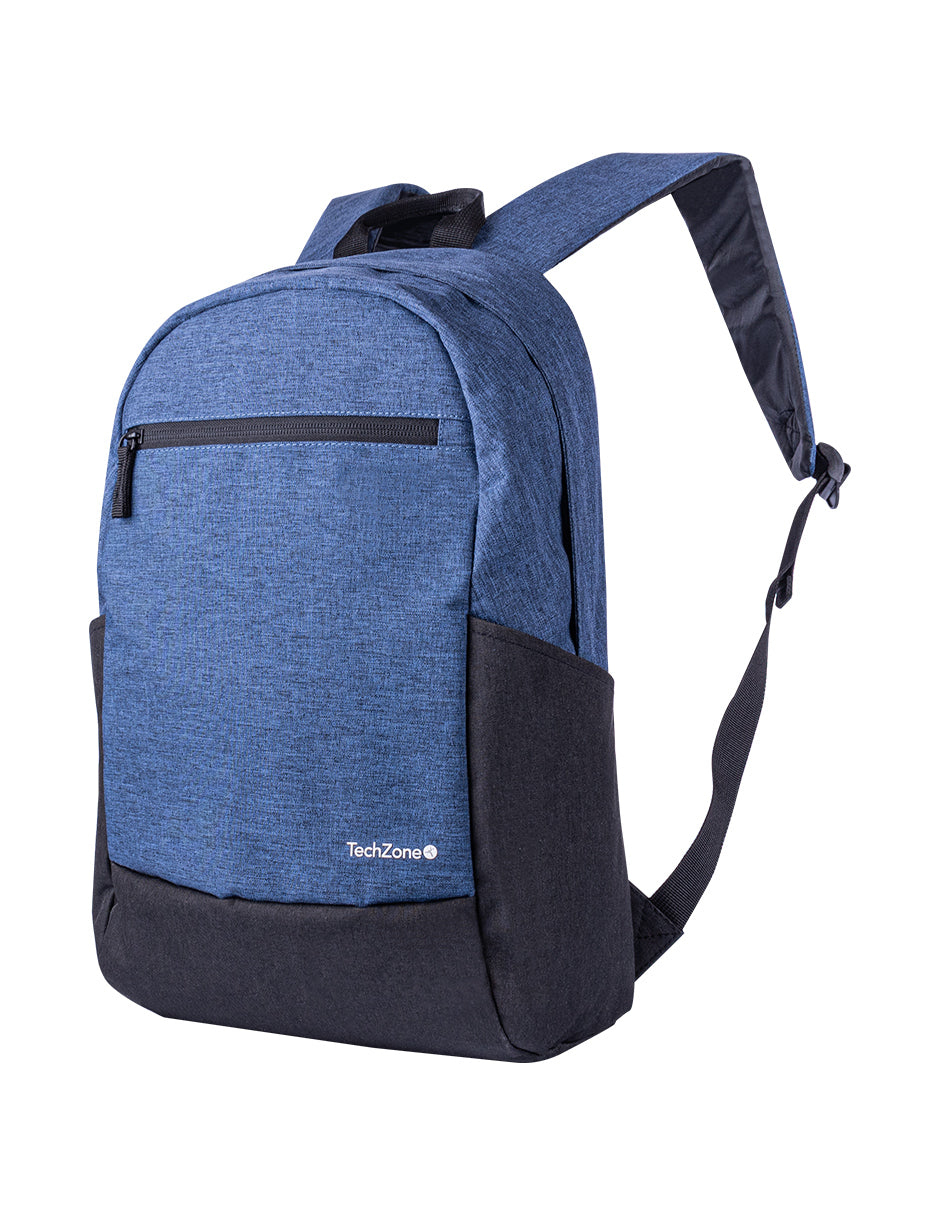 Mochila Techzone De Poliéster Easy Lite Blue Para Laptop Hasta 15.6" Azul Tzlbp16