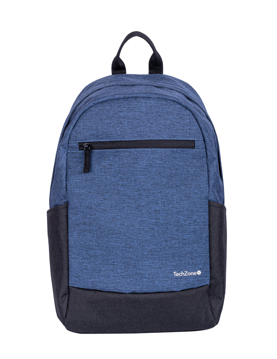 Mochila Techzone De Poliéster Easy Lite Blue Para Laptop Hasta 15.6" Azul Tzlbp16