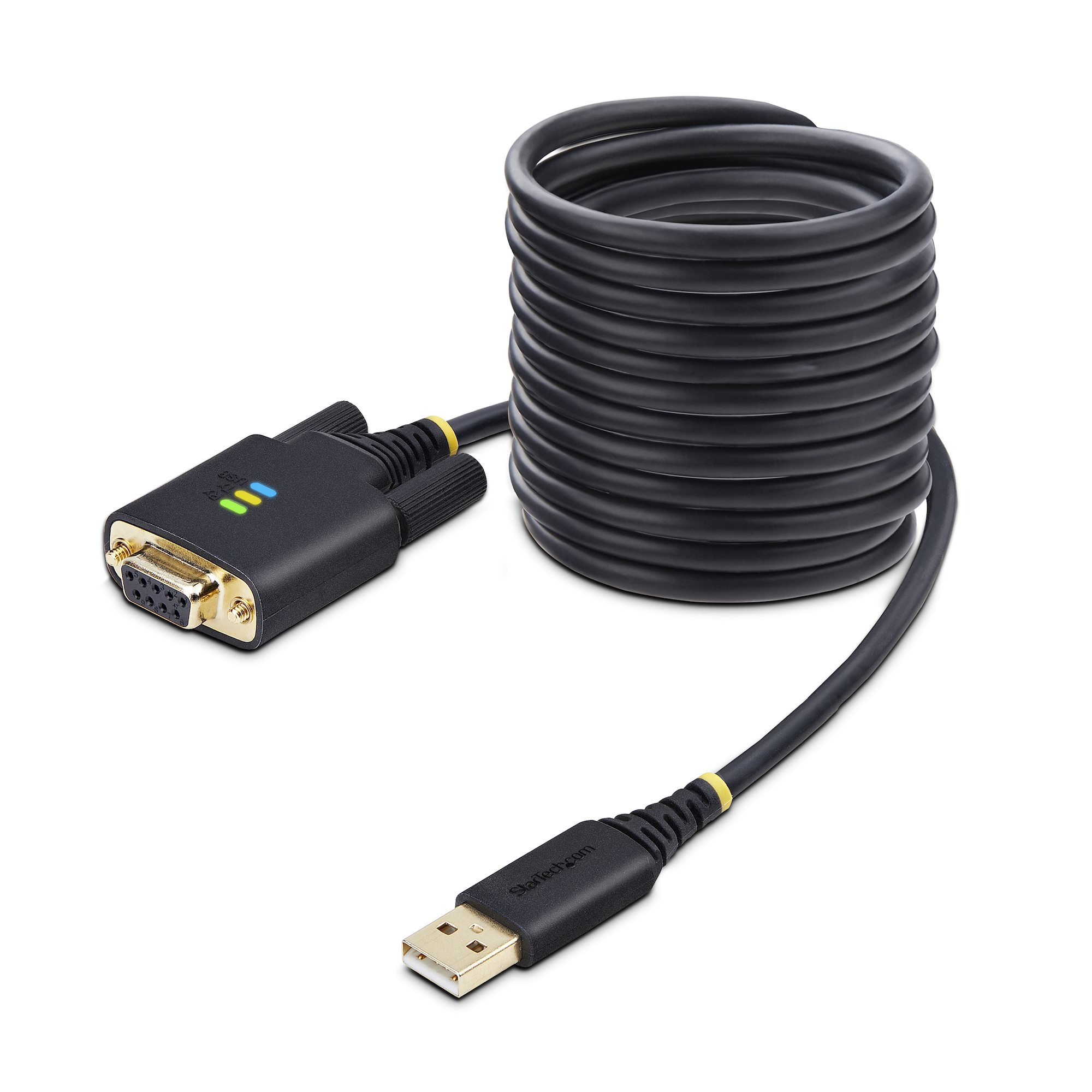 Cable Adaptador Startech.Com Usb-A Macho A Db9 Macho 3M Negro 1P10Ffcn-Usb-Serial