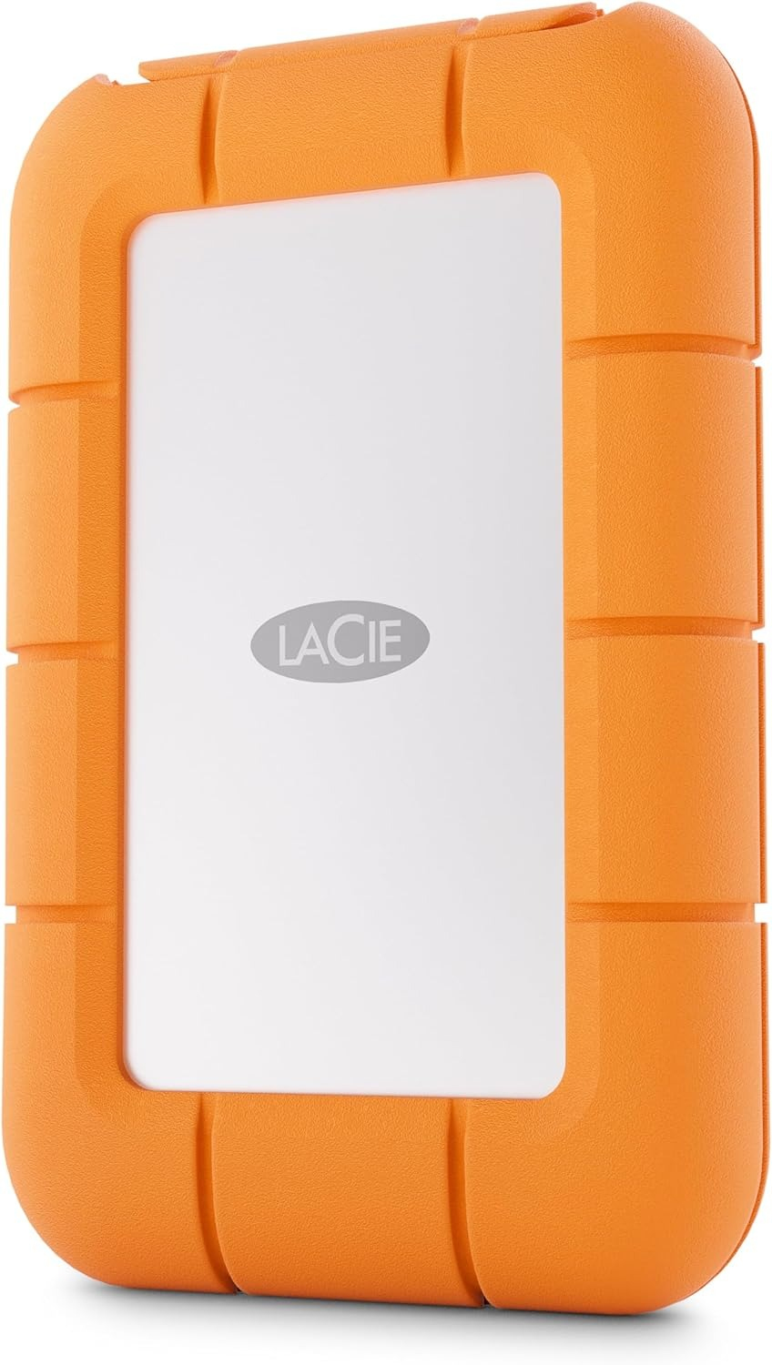 Ssd Externo Portátil Lacie Rugged 2Tb Usb-C Naranja Stmf2000400