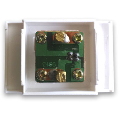 Caja Para Pared Brobotix 932500 Rj-11 Blanco