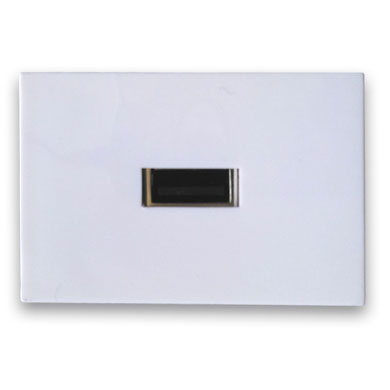 Faceplate Placa De Pared Brobotix 1X Usb Blanco 938344