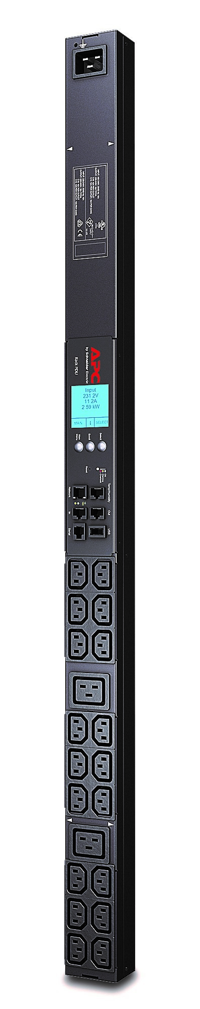 Pdu Supresor De Picos Apc Ap8858 Metered 20A/208V 16A/230V Montaje En Rack 0U