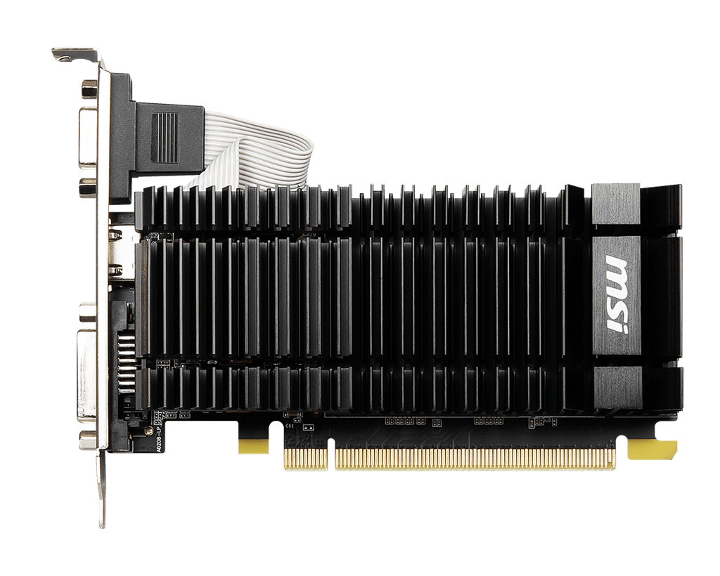 Tarjeta De Video Msi Geforce Gt730 2Gb Gddr3 N730K-2Gd3H/Lpv1