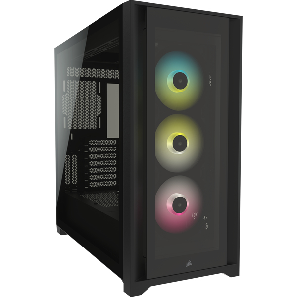 Gabinete Corsair Icue 5000X Rgb Mid-Tow C Temp Atx Neg Cc 9011212 Ww