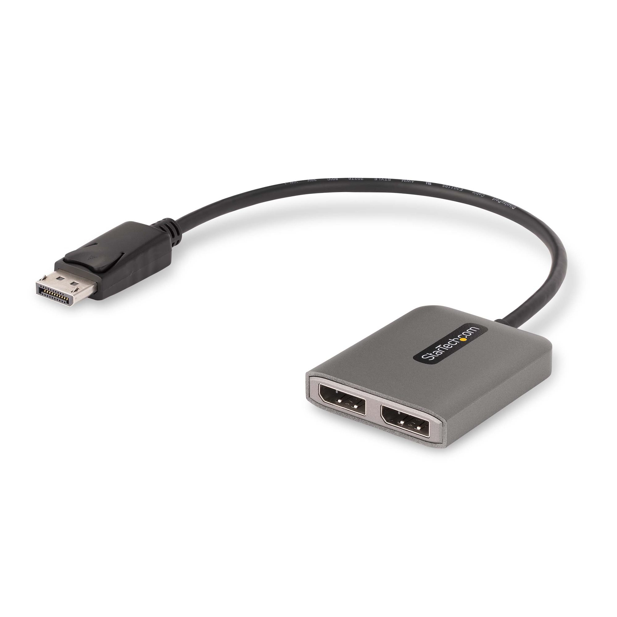Hub Multiplicador Mst Startech.Com Displayport A 2X Displayport Gris Mst14Dp122Dp