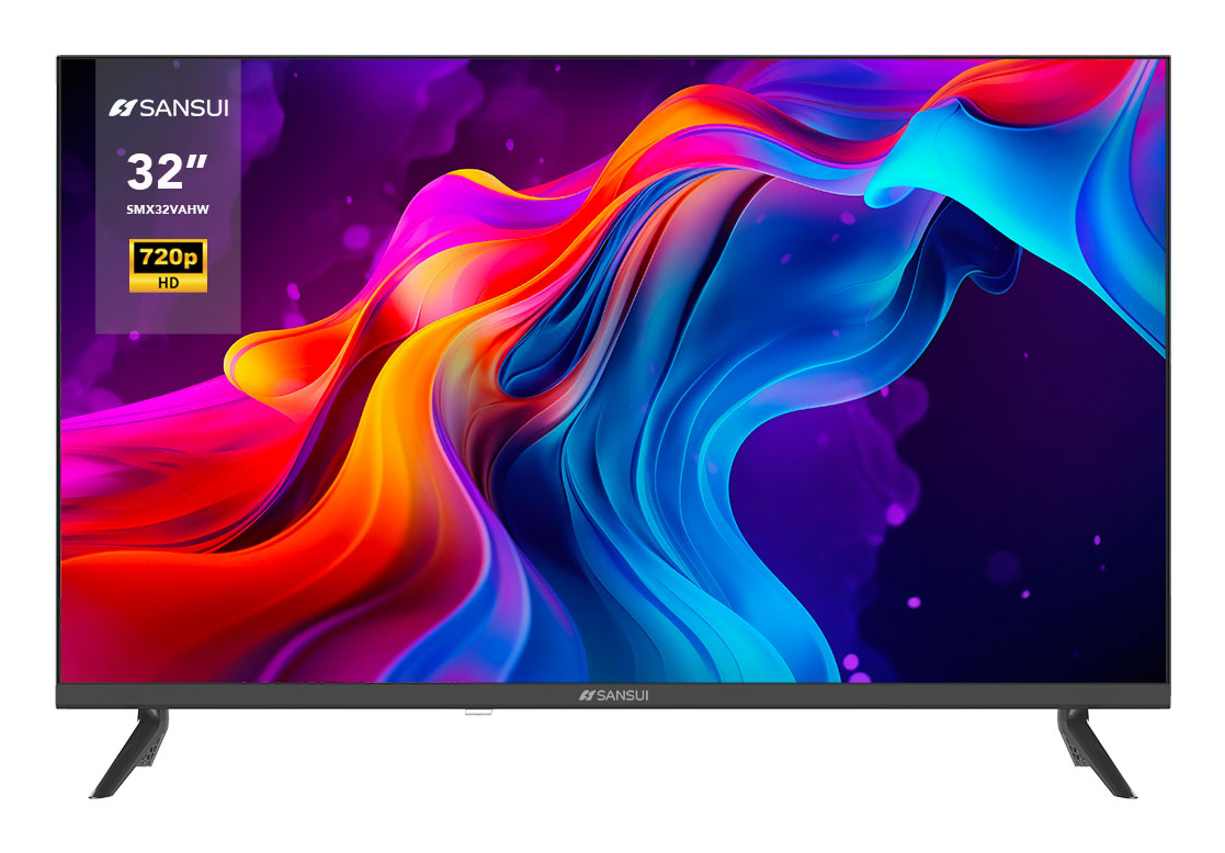 Smart Tv Sansui 32" Hd Sistema Web-Os Hub 3X Hdmi 2X Usb 2.0 Rj-45 Wi-Fi Bluetooth Smx32Vahw
