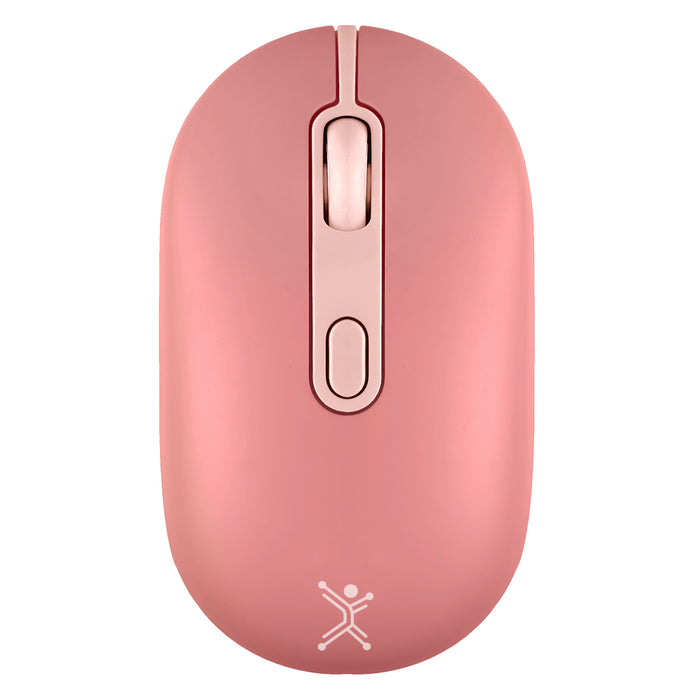 Mouse Perfect Choice Óptico 1600Dpi 4 Botones Inalámbrico Bluetooth Rf Rosa Pc-045267