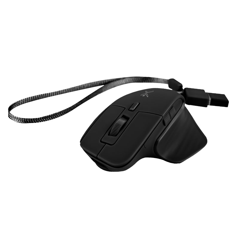 Mouse Perfect Choice Óptico 1600Dpi 6 Botones Inalámbrico Bluetooth Rf Negro Pc-045274