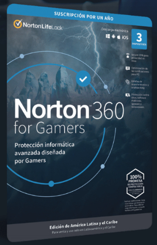 Norton 360 For Gamers 3 Dispositivos 1 Año Español Windows Mac Android Ios Digital Esd 21415299