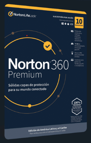Norton 360 Premium 10 Dispositivos 2 Años Español Windows Mac Android Ios Digital Esd 21416067