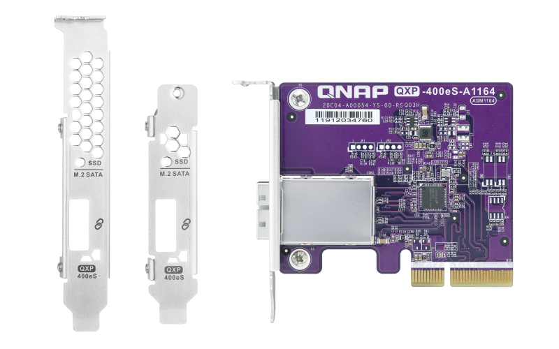 Tarjeta De Expansión Qnap Qxp 1X Puerto Sff-8088 Pci-Express Qxp-400Es-A1164