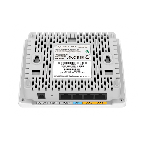 Access Point Grandstream Gwn7603 Doble Banda 2.4Ghz 5Ghz 4X Rj-45 Blanco