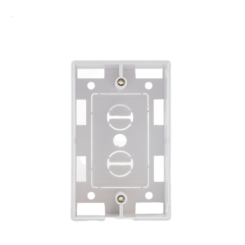 Caja Plástica Tamaño Estándar Con Tapa Ciega Enson Ens-947 Para Montaje En Pared O Techo