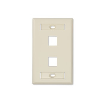 Placa De Pared Belden Ax103923 Compatible Con Jacks Keyconnect Universal Cat6A Cat6 Cat5E