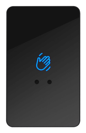 Botón De Salida Sin Contacto Axceze Alámbrico Negro Ax-B100