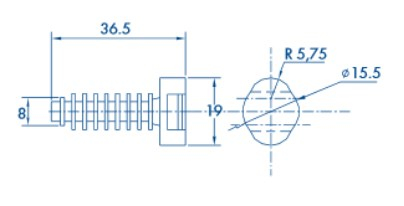 Fijador Thorsman Alta Resistencia Al Impacto Negro 100X Piezas 1401-10100