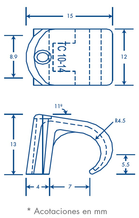 Grapas Sujethor Thorsman Tc 10-14 Negro 100X Piezas 3104-00100