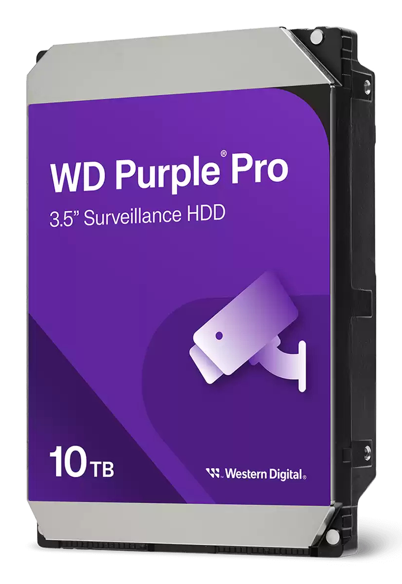 Disco Duro Para Videovigilancia Western Digital Purple Pro 10Tb 3.5'' Sata 512Mb Caché Wd102Purp