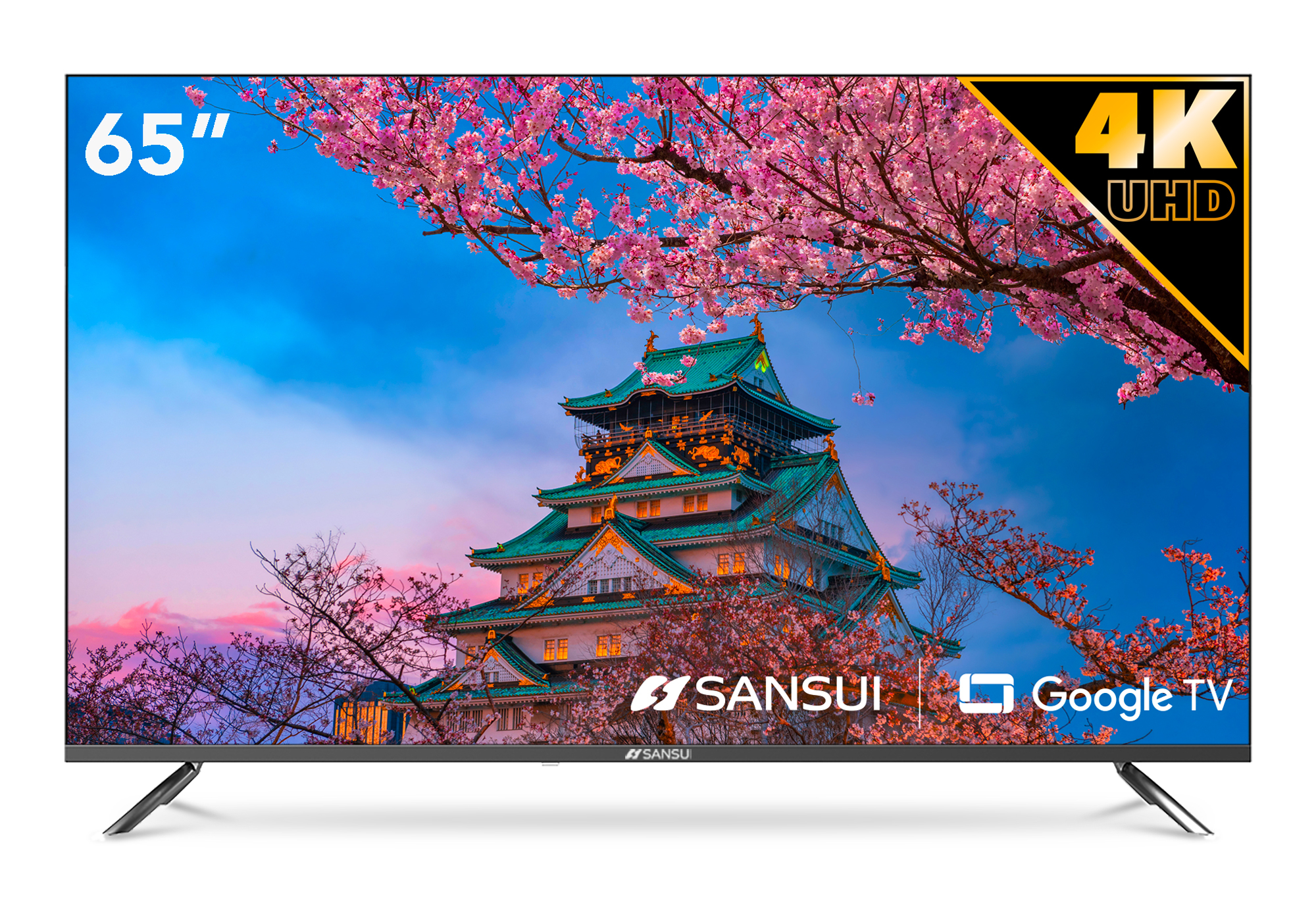 Televisión Sansui Led Smart Tv Smx65Vaug De 65" 4K Uhd Hdr Google Tv Hdmi Smx65Vaug