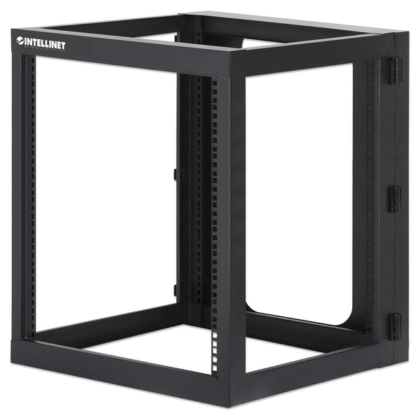 Rack Intellinet 19" Abierto Mural 12U Máximo 40Kg Ensamblado Negro 716055