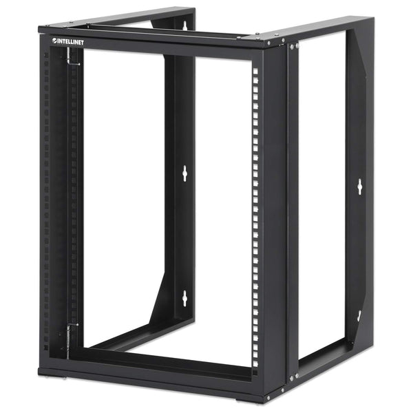 Rack Intellinet 19" Abierto Mural 12U Máximo 30Kg Flatpack Negro 716192