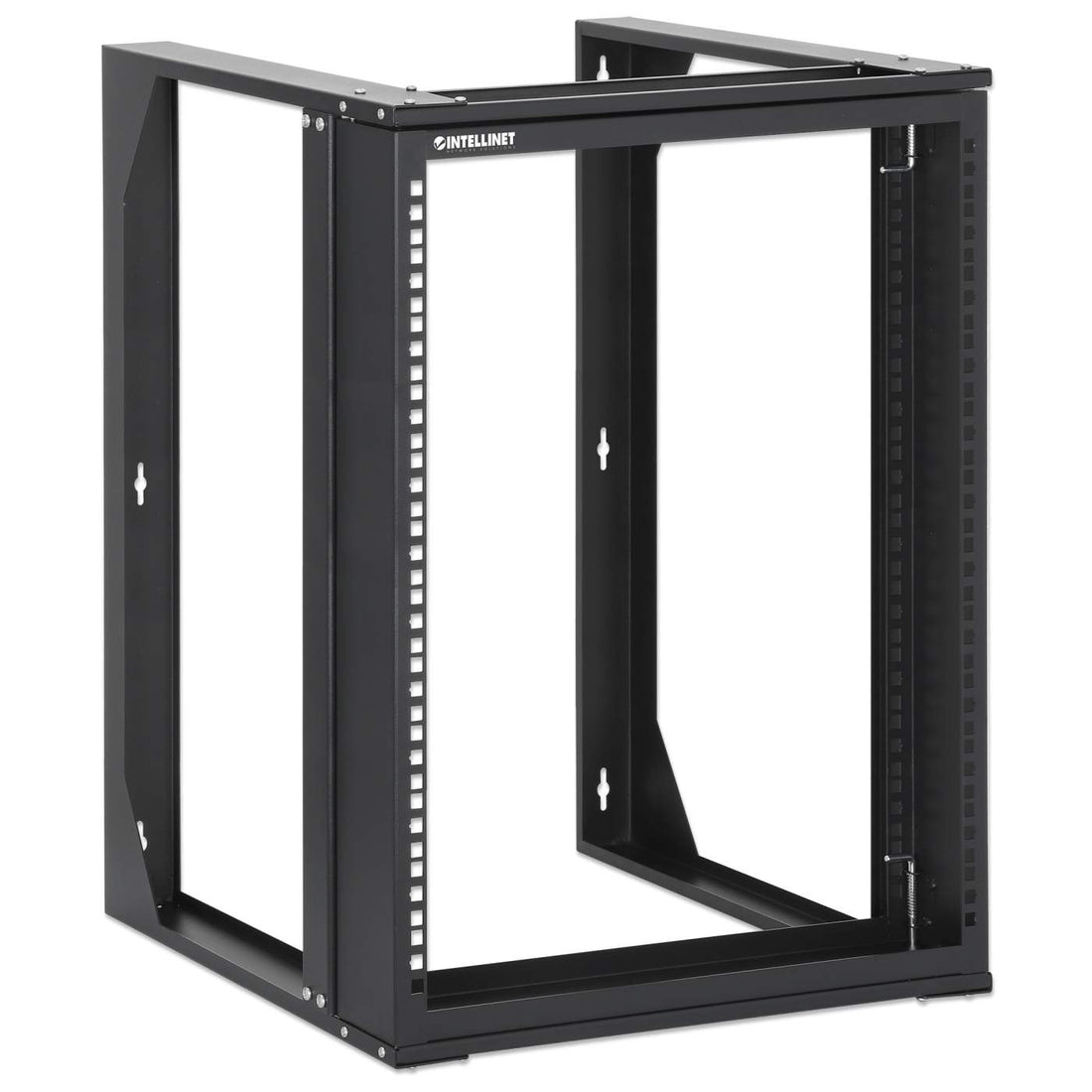 Rack Intellinet 19" Abierto Mural 12U Máximo 30Kg Flatpack Negro 716192