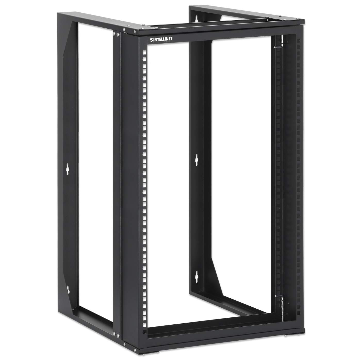 Rack Intellinet 19" Abierto Mural 15U Máximo 40Kg Flatpack Negro 716208