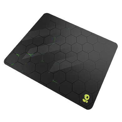 Mousepad Gamer Brobotix 31X40Cm 3Mm Grosor Diseño Hexagonos Gris 6007075