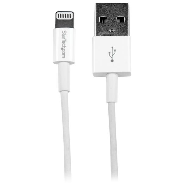 Cable 1M Lightning Apple  A Usb 2.0 Blanco  Startech Usblt1Mws