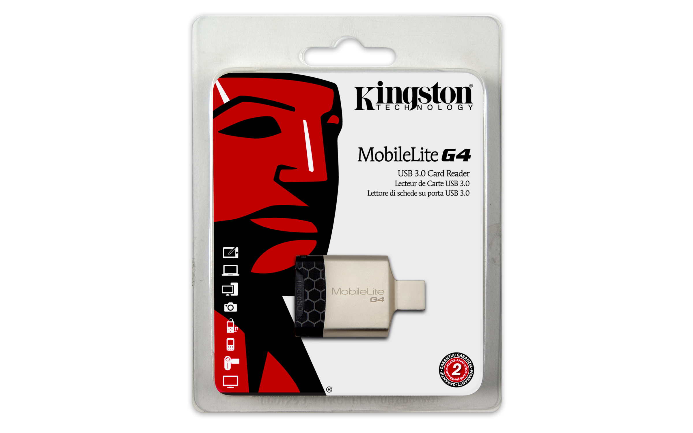 Lector De Tarjetas Kingston Usb 3.0 Mobilelite G4 (Fcr-Mlg4)