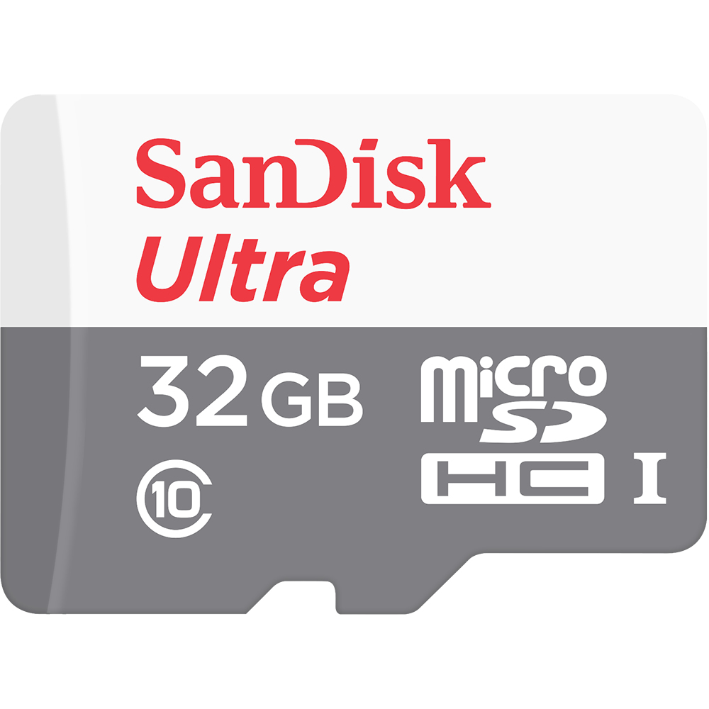 Memoria Micro Sd Sandisk Sdsquns-032G-Gn3Ma 32 Gb 80 Mb/S Gris Blanco