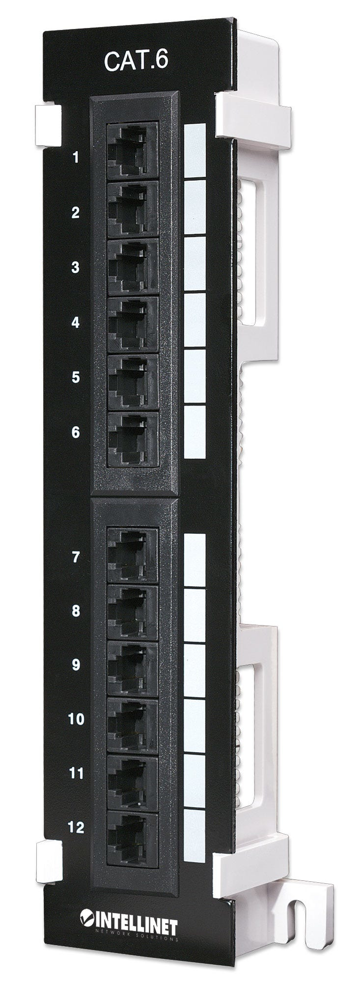Intellinet Panel De Parcheo Cat6 12 Puertos Color Negro 560269