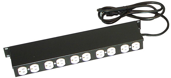 Barra Multicontacto North System - Negro, 10 Salidas Ac