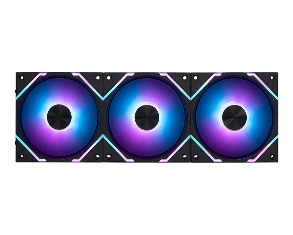 Kit Ventiladores Msi Mag Ez120 Argb 120Mm Conector Magnético Daisychain 3X Piezas Negro