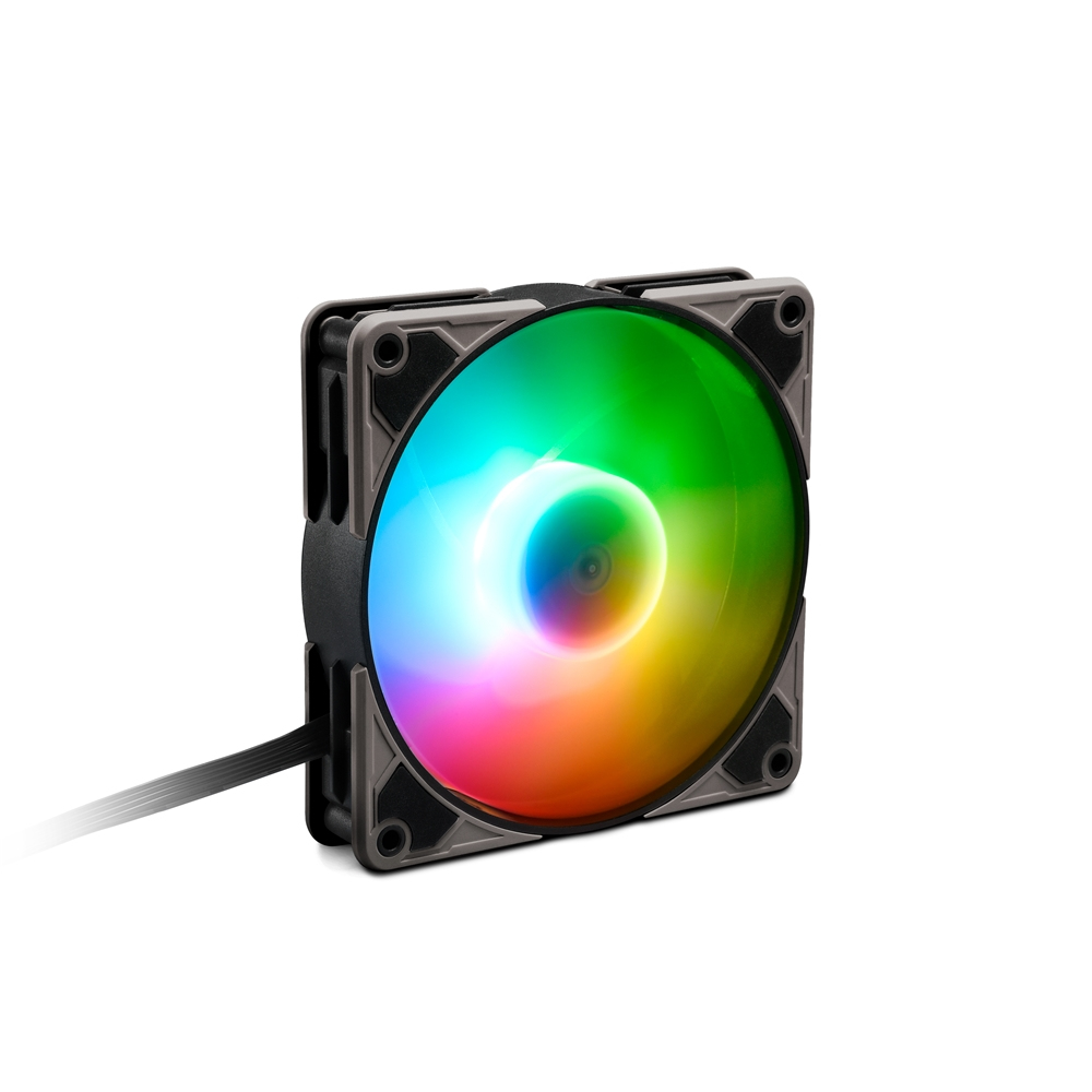 Ventilador Sharkoon Silentstorm 120Mm Pwm Rgb Negro Blanco F-Ss120