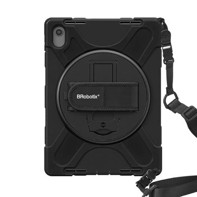 Funda De Uso Rudo Con Correa Brobotix Para Lenovo K11 Negro 6007495