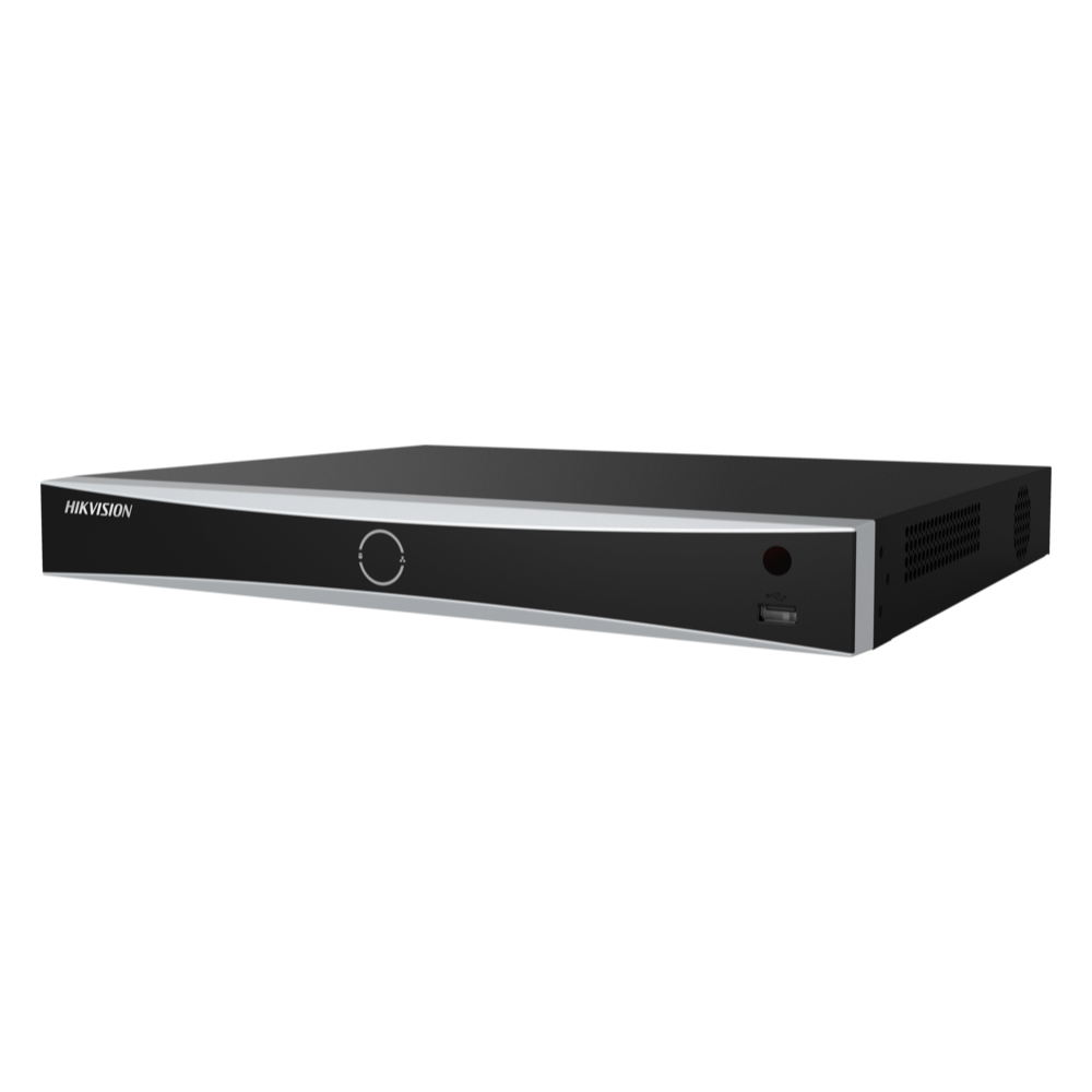 Nvr Hikvision 8X Canales Ip 4K 12Mp Hasta 20Tb Usb 2.0 9X Rj-45 Ds-7608Nxi-I2/8P/S(C)