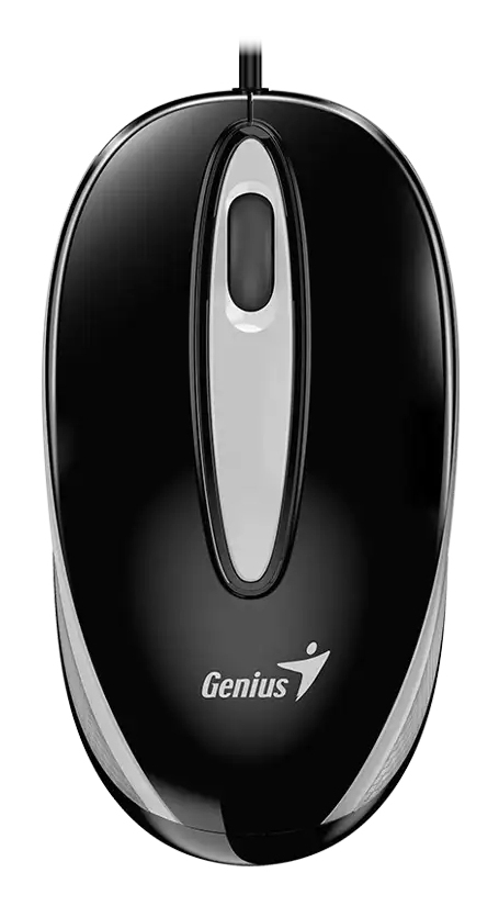 Mouse Genius Dx-Mini Blueeye Optico 1000Dpi 3 Botones Iluminación Led Negro 31010025400