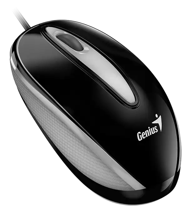 Mouse Genius Dx-Mini Blueeye Optico 1000Dpi 3 Botones Iluminación Led Negro 31010025400