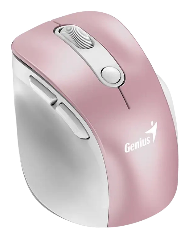 Mouse Ergonomico Genius Ergo 9000S Pro Rgb 6 Botones Usb-C Inalámbrico Rosa 31030039403
