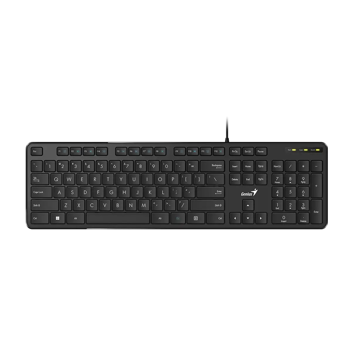 Teclado Genius Slimstar M200 Alámbrico Usb-A Negro 31310019401