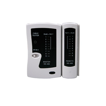 Probador De Cables Enson Rj-11 Rj-45 Blanco Ens-Teln1