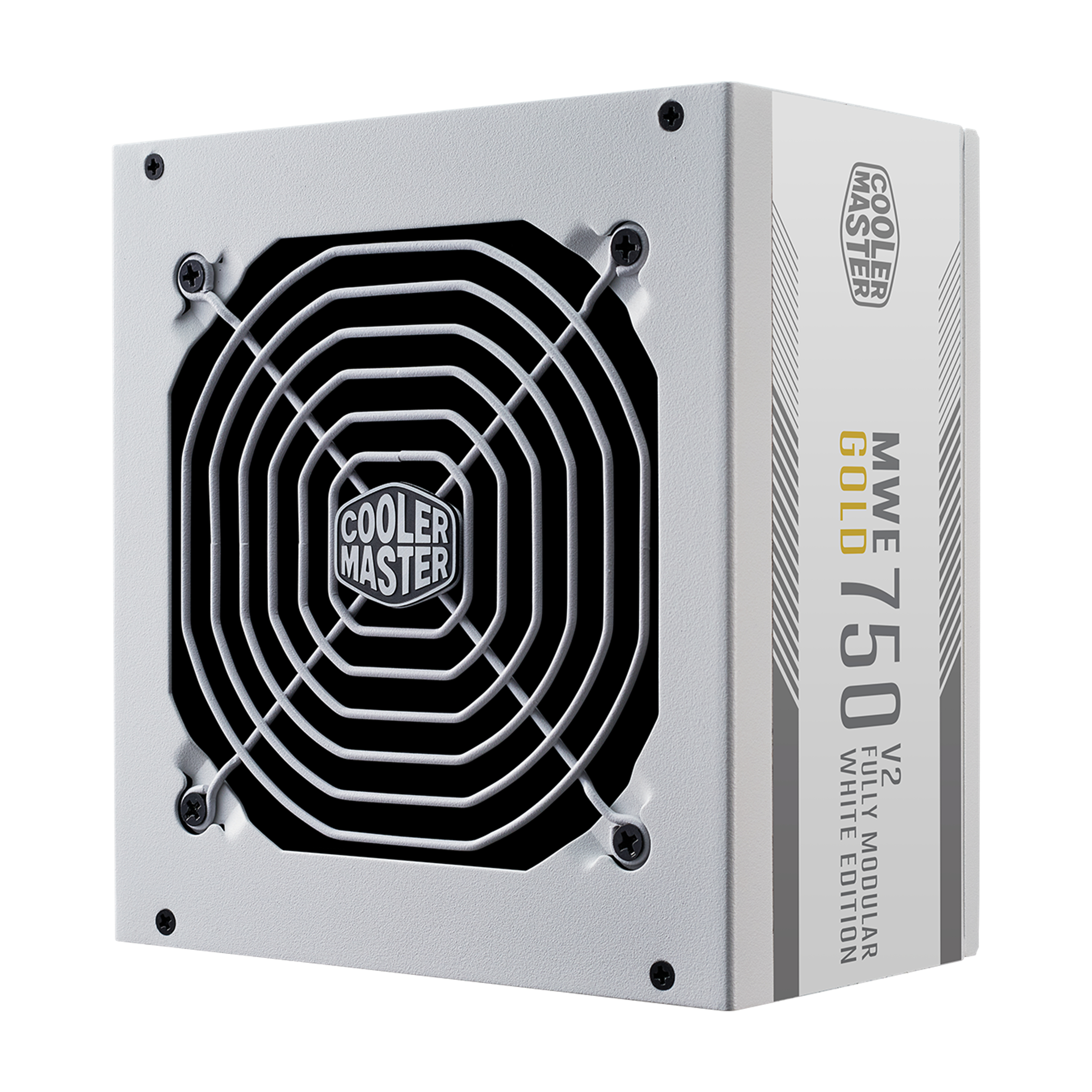 Fuente De Poder Modular Cooler Master Mwe Gold 750 V2 750W 80 Plus Gold Blanco Mpe-7501-Afaag-3Gu2