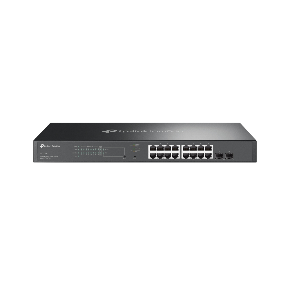 Switch Tp-Link Gigabit Ethernet Sg2218P 16X Rj-45 2X Sfp 36Gbit/S 8000 Entradas Gestionado